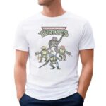 Teenage Mutant Ninja Turtles Retro Comic Style T Shirt