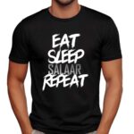 Eat Sleep Salaar Repeat Indian Action Movie T Shirt