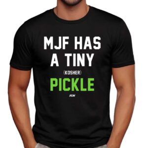 Mark Briscoe MJF Has A Tiny Kosher Pickle AEW T Shirt