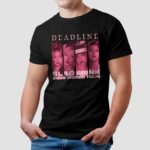 BlackPink Deadline Tour Jennie Jisoo Rose Lisa World Tour Merch T Shirt