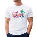 Out Of Office Tropical Palm Tree Summer Vibe T Shirt