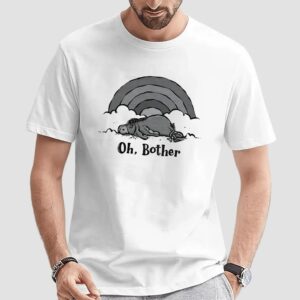 Eeyore grey sky oh bother t shirt
