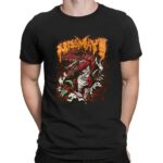 Miss May I Dinosaur Metalcore Raptor Graphic T Shirt