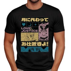 Sailor Moon Wisdom's Birthday Love Justice T Shirt