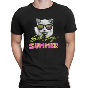 Sad Boy Summer Cool Meme Cat T Shirt