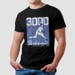 Clayton Kershaw Los Angeles Dodgers 3000 Strikeouts T Shirt