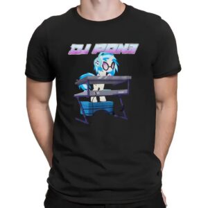 My Little Pony DJ Pon-3 Vinyl Scratch EDM Unicorn Graphic T Shirt