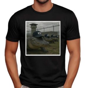 ICE Alligators Outside Florida Prison Photo T Shirt