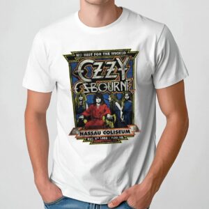 Ozzy Osbourne No Rest For The Wicked Nassau Coliseum 1988 T Shirt