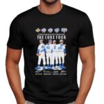 Andy Pettitte Mariano Rivera Derek Jeter And Jorge Posada New York Yankees 5 Times World Series Champions The Core Four Signatures Team T Shirt