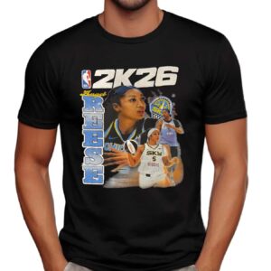 Angel Reese 2K26 Chicago Sky WNBA Basketball Cover T Shirt