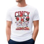 Cincinnati Baseball Rollin' On The River Catrice Bootleg T Shirt