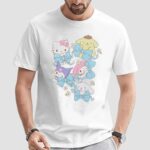 Hello Kitty And Friends Ribbon Cute T Shirt