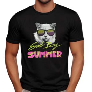 Sad Boy Summer Cool Meme Cat T Shirt