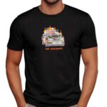Huf Worldwide Police Cop Car On Fire T Shirt