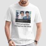 I Did Not Survive Seungchan 2KR 2025 Bang Chan Seungmin Stray Kids T Shirt