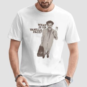 Drake Wears Borat What Is Up Vanilla Face T Shirt