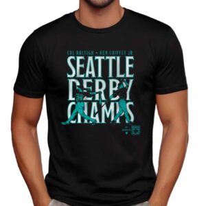 Cal Raleigh and Ken Griffey Jr Seattle Derby Champs T Shirt