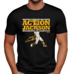 Action Jackson Chourio Milwaukee Brewers Baseball Signature T Shirt