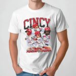 Cincinnati Baseball Rollin' On The River Catrice Bootleg T Shirt