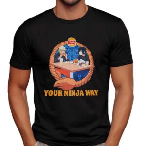 Burger King Naruto Your Ninja Way Mashup T Shirt