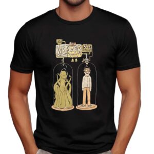 Weezer Alien and Man T Shirt
