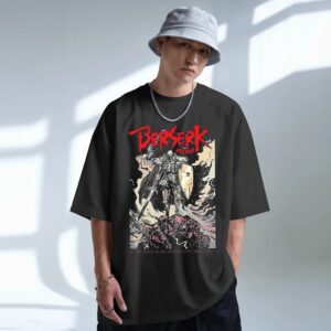 Berserk Skull Knight In This World We Are Nothing More Than Shadows Quote Anime T Shirt