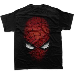 Spider-Man Mask Marvel Comics Graphic T Shirt
