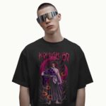 Kokushibo Demon Slayer Moon Breathing Sword Boss Final Villain Vintage Anime T Shirt