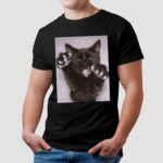 Pink Diamond Cat Sparkle Claws Cute Kitty T Shirt