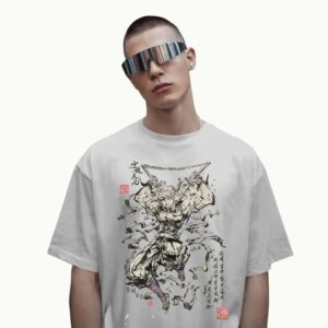 Kimetsu no Yaiba Tengen Uzui Japanese Ink Style Anime T Shirt