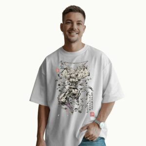 Kimetsu no Yaiba Tengen Uzui Japanese Ink Style Anime T Shirt