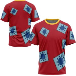 Luffy Wano Pattern One Piece All Over Print T Shirt