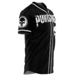 The Punisher Marvel Skull Button Up Baseball Jersey