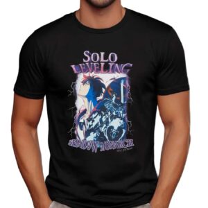Solo Leveling Sung Jinwoo Shadow Monarch Graphic T Shirt