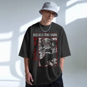 Iguro Obanai Demon Slayer Serpent Hashira Snake Pillar Anime T Shirt
