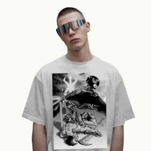 Berserk Guts vs Femto Brand of Sacrifice Dark Manga T Shirt