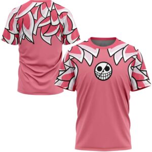 Jolly Roger Donquixote Doflamingo One Piece All Over Print T Shirt