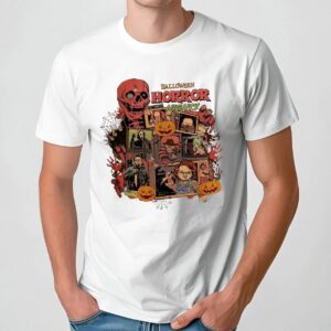 Halloween Horror Night Horror Movie Characters Vintage T Shirt