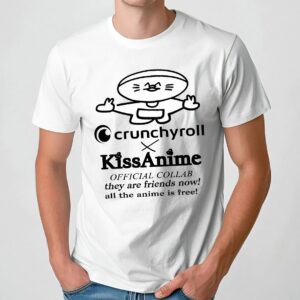 Crunchyroll X Kissanime Official Collab They Are Friends Now! All The Anime Is Free T Shirt