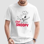 Jeremy Allen White Wearing Chef Snoopy T Shirt