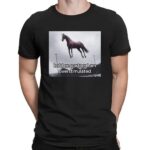 Flying Horse Hold On Partner I Am Overstimulated T Shirt