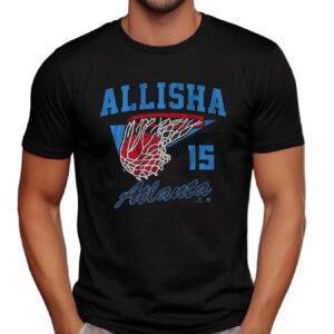 Allisha Gray 15 Atlanta Dream Basketball Retro Swish T Shirt