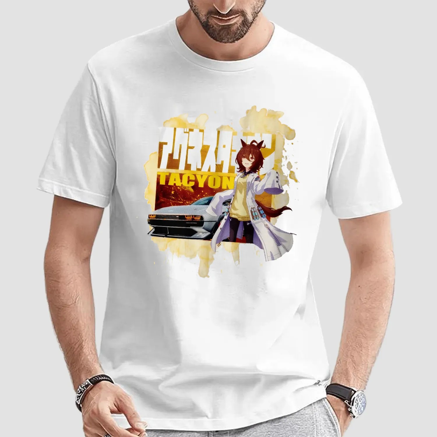 Agnes Tachyon Umamusume Pretty Derby Hyundai N Vision 74 Anime T Shirt