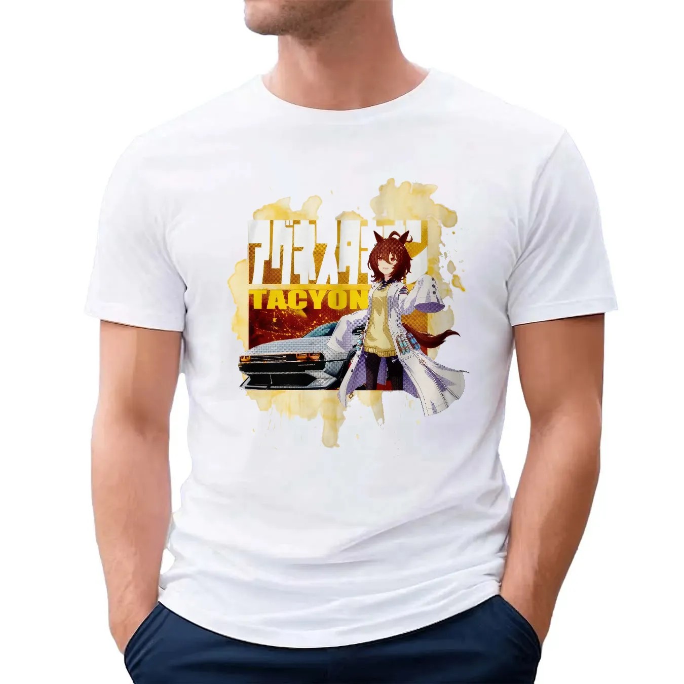 Agnes Tachyon Umamusume Pretty Derby Hyundai N Vision 74 Anime T Shirt