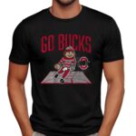 Ohio State Basketball Mascot Court 2025 T Shirt