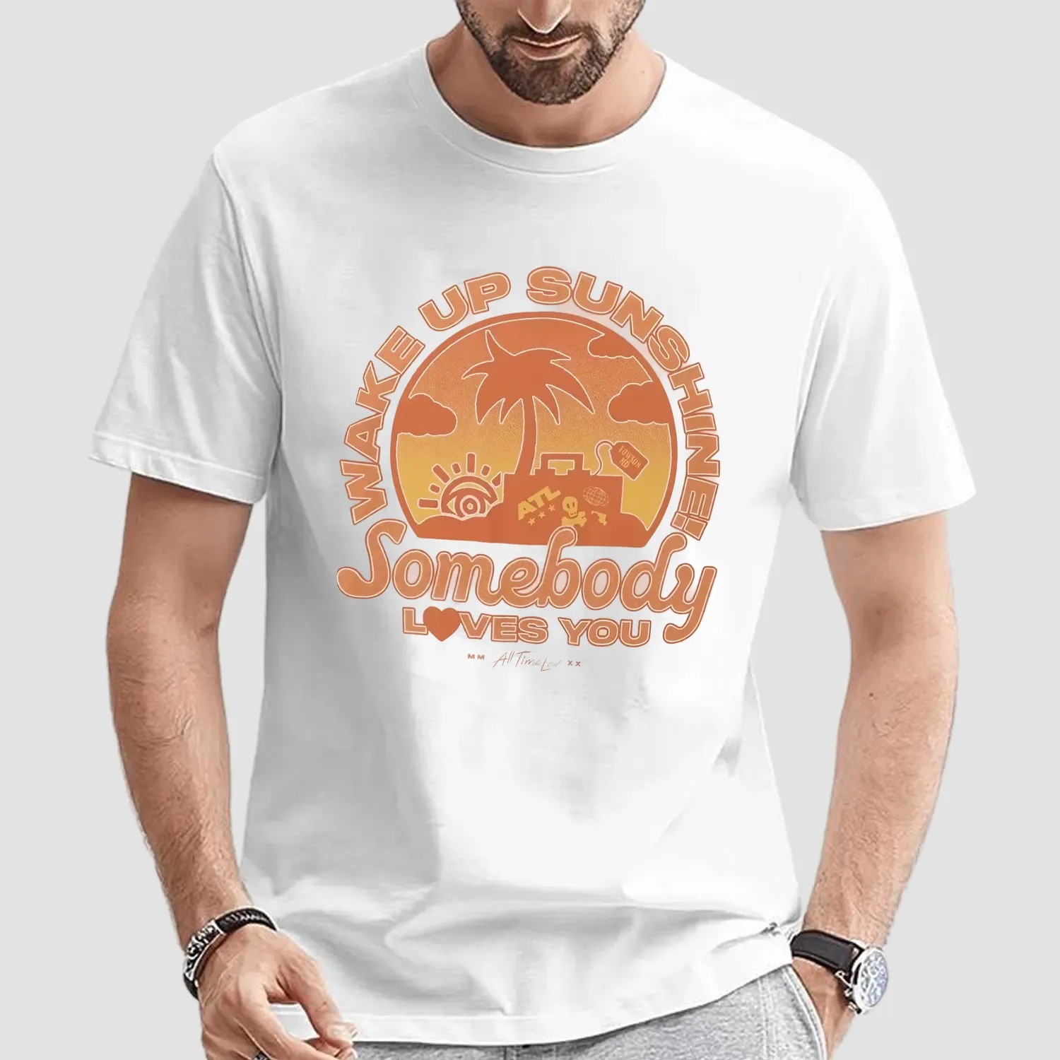 All Time Low Wake Up Sunshine Somebody Loves You T Shirt