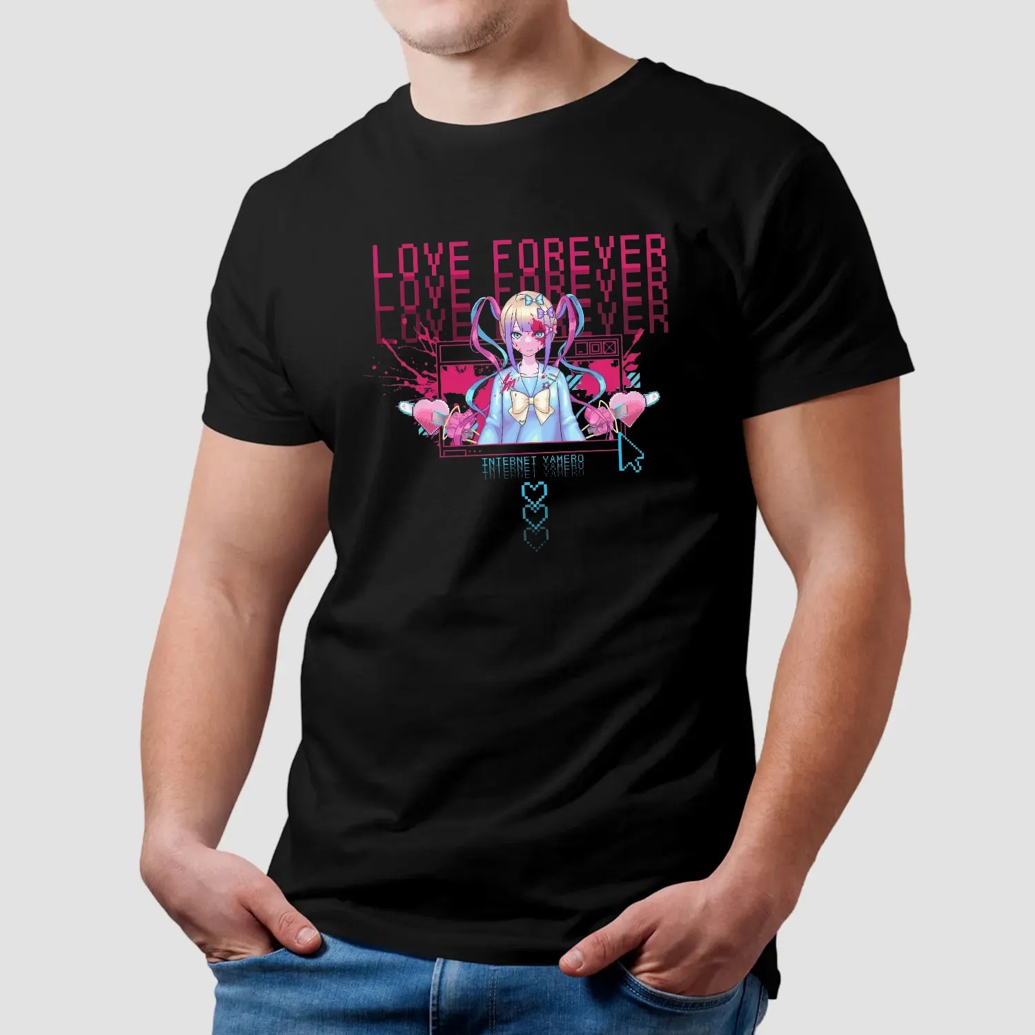 Ame Needy Streamer Overload Needy Girl Overdose Love Forever Internet Yamero T Shirt