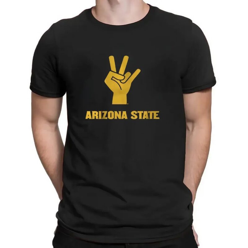 Arizona State Sun Devils Forks Up Hand Sign T Shirt