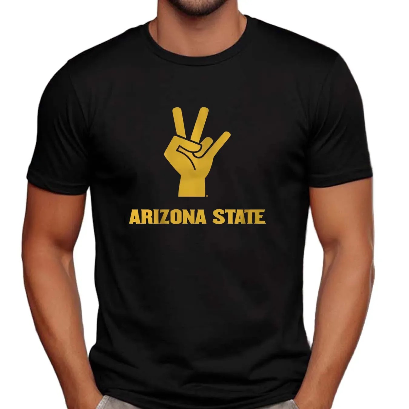 Arizona State Sun Devils Forks Up Hand Sign T Shirt